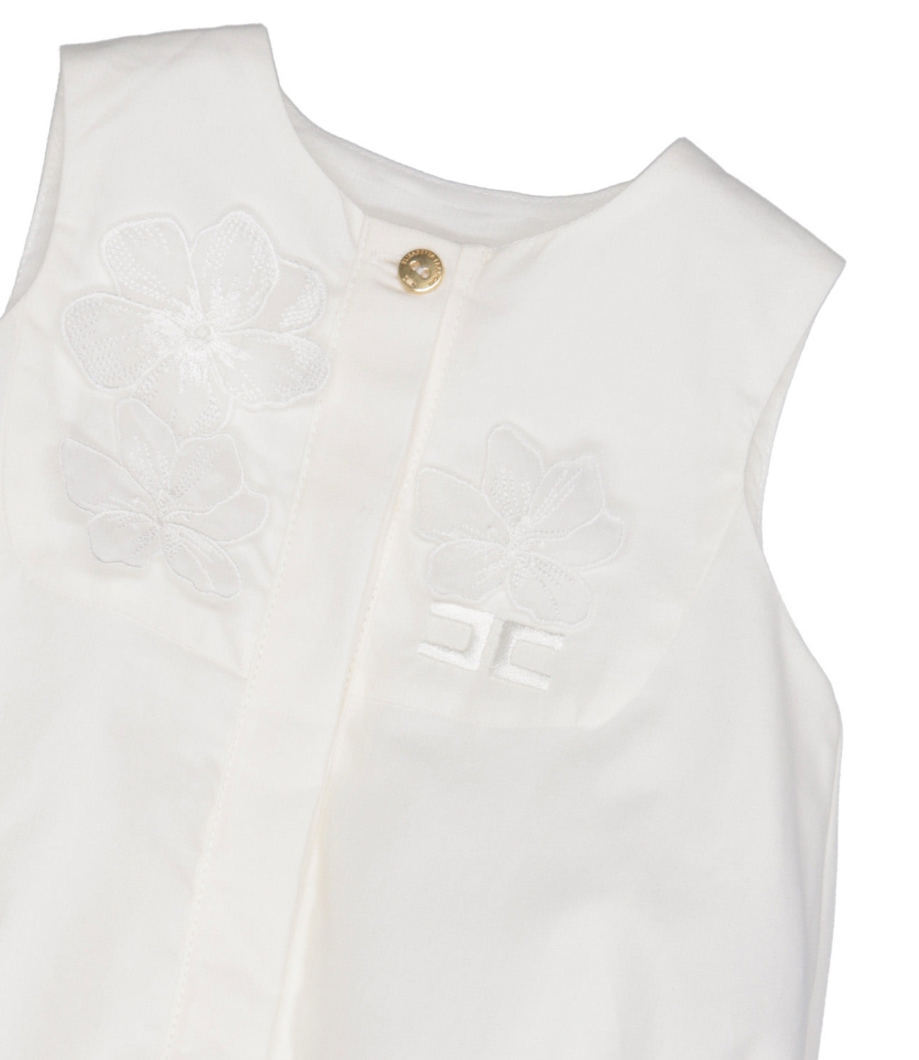 Elisabetta Franchi La Mia Bambina | Pagliaccetto Panna