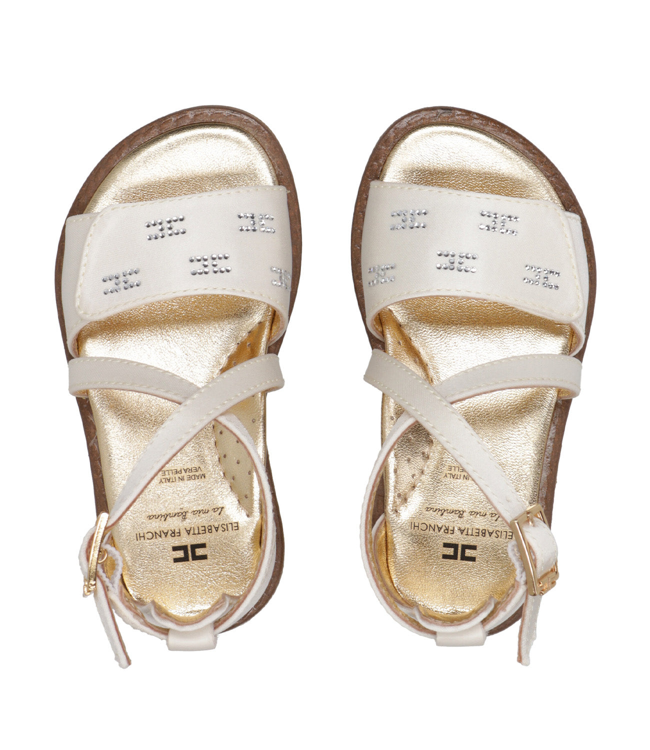 Elisabetta Franchi La Mia Bambina | Sandalo Avorio