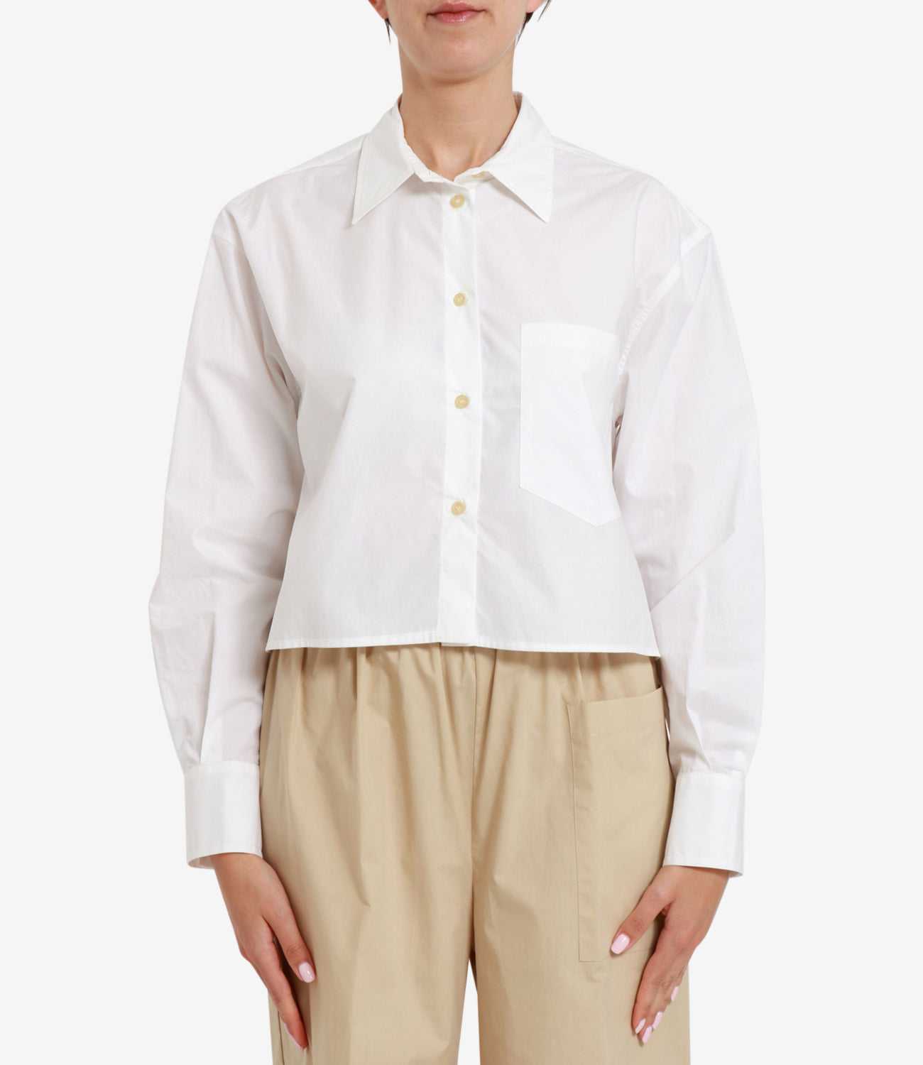 Erika Cavallini | Camicia Palma Bianca
