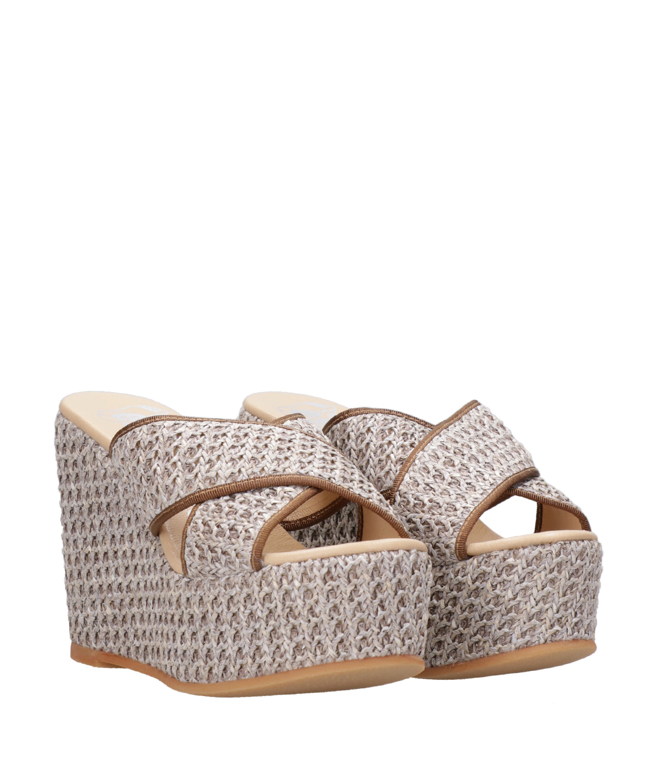 Espadrilles | Ciabatta Fenny Rafia Marrone