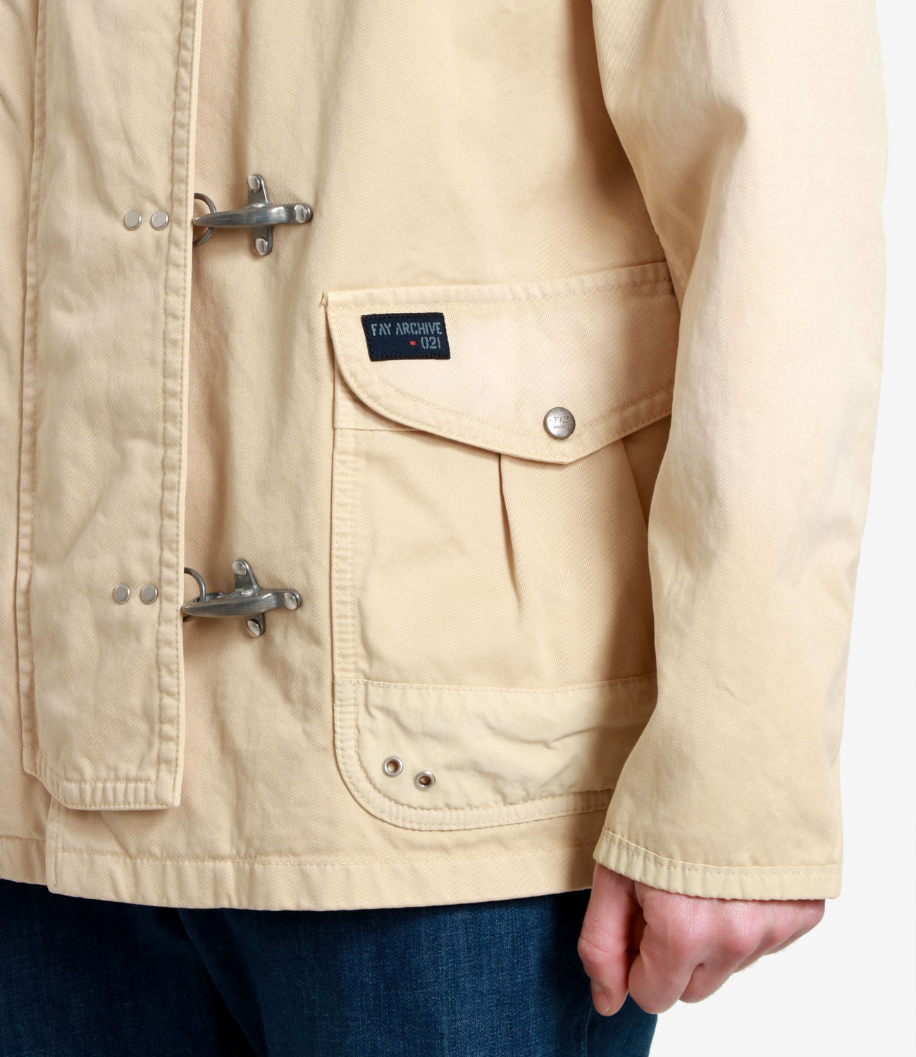 Fay | Caban 4 Hooks Archive Beige