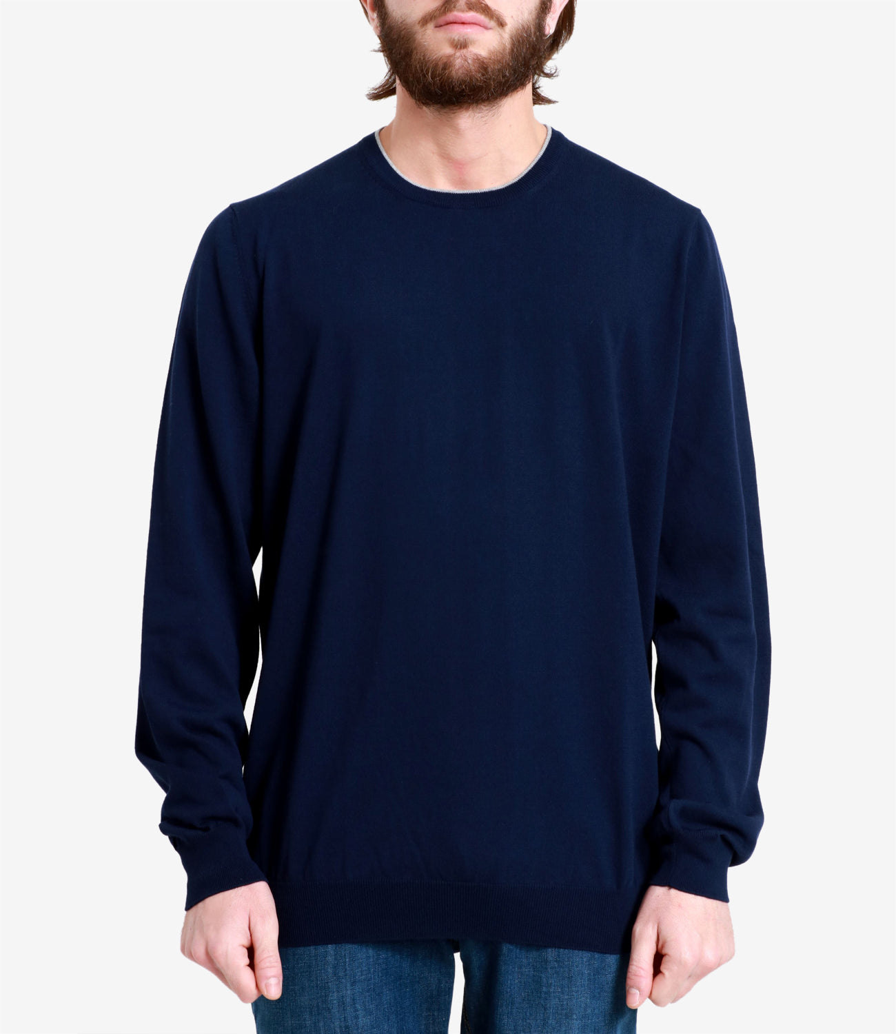 Fay | Blue and Gray Sweater