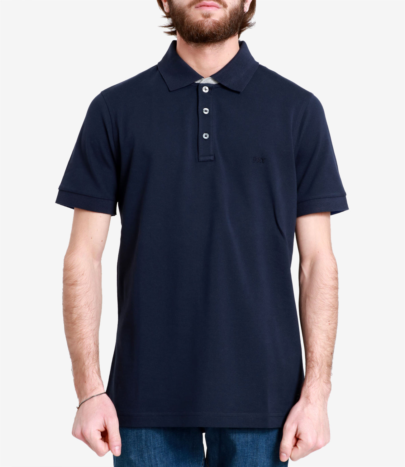 Fay | Navy Blue Polo
