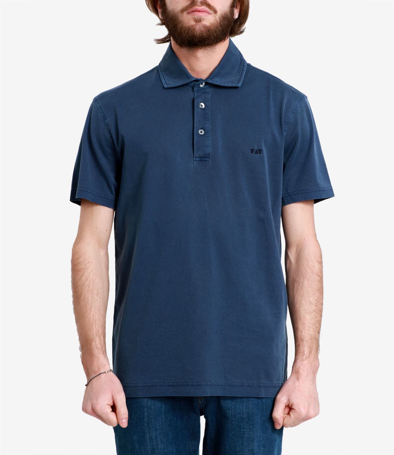 Fay | Navy Blue Polo