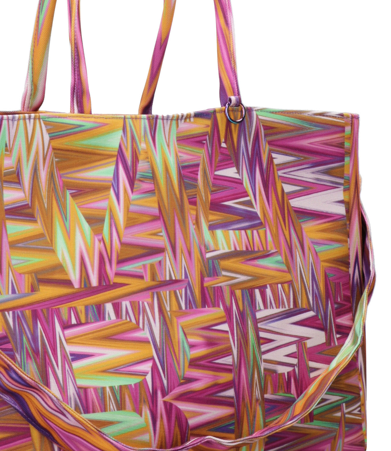 F**K Project | Borsa a Mano Fuxia Giallo e Verde mela