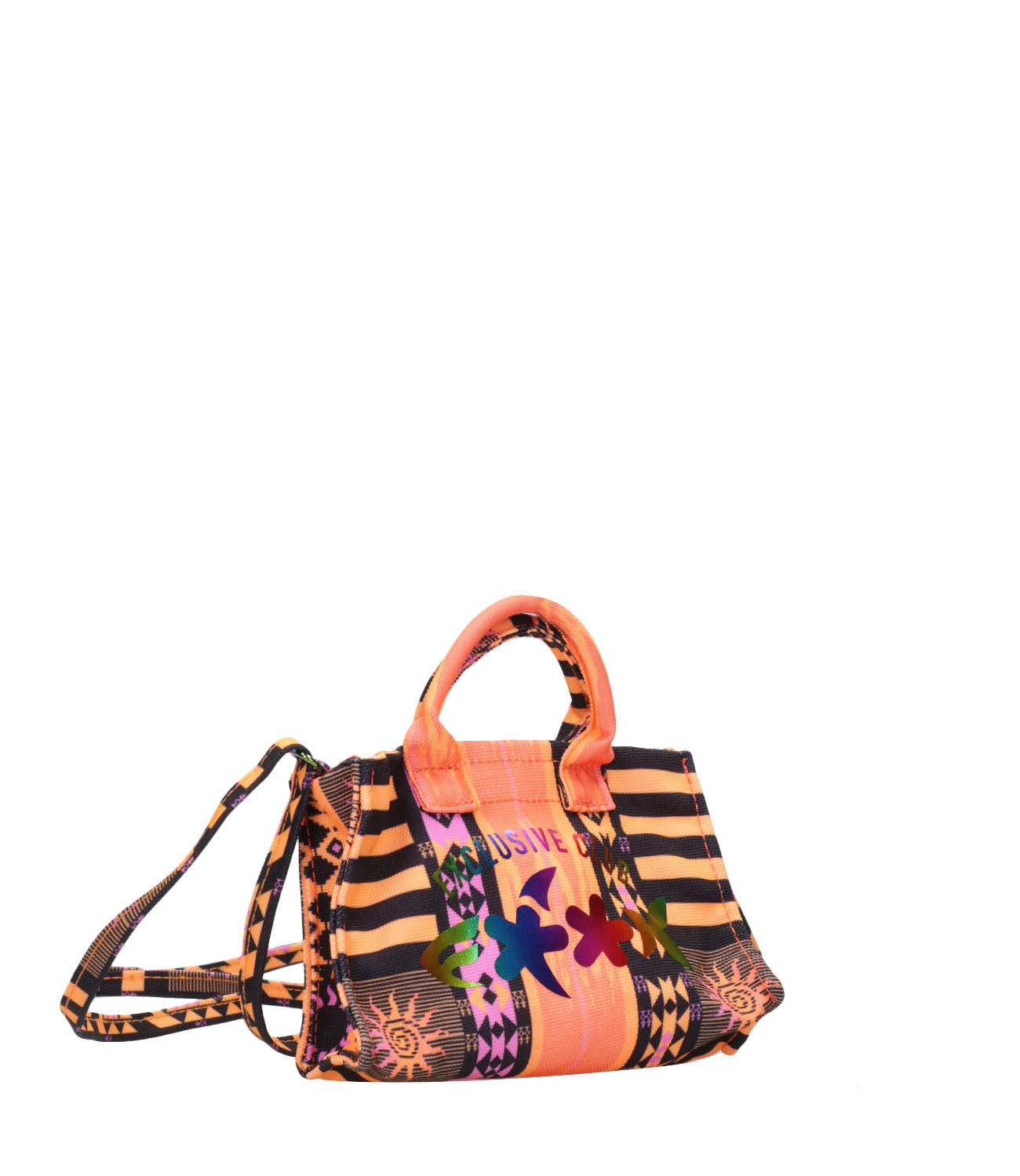 F**K Project | Borsa a Mano Arancio e Nero