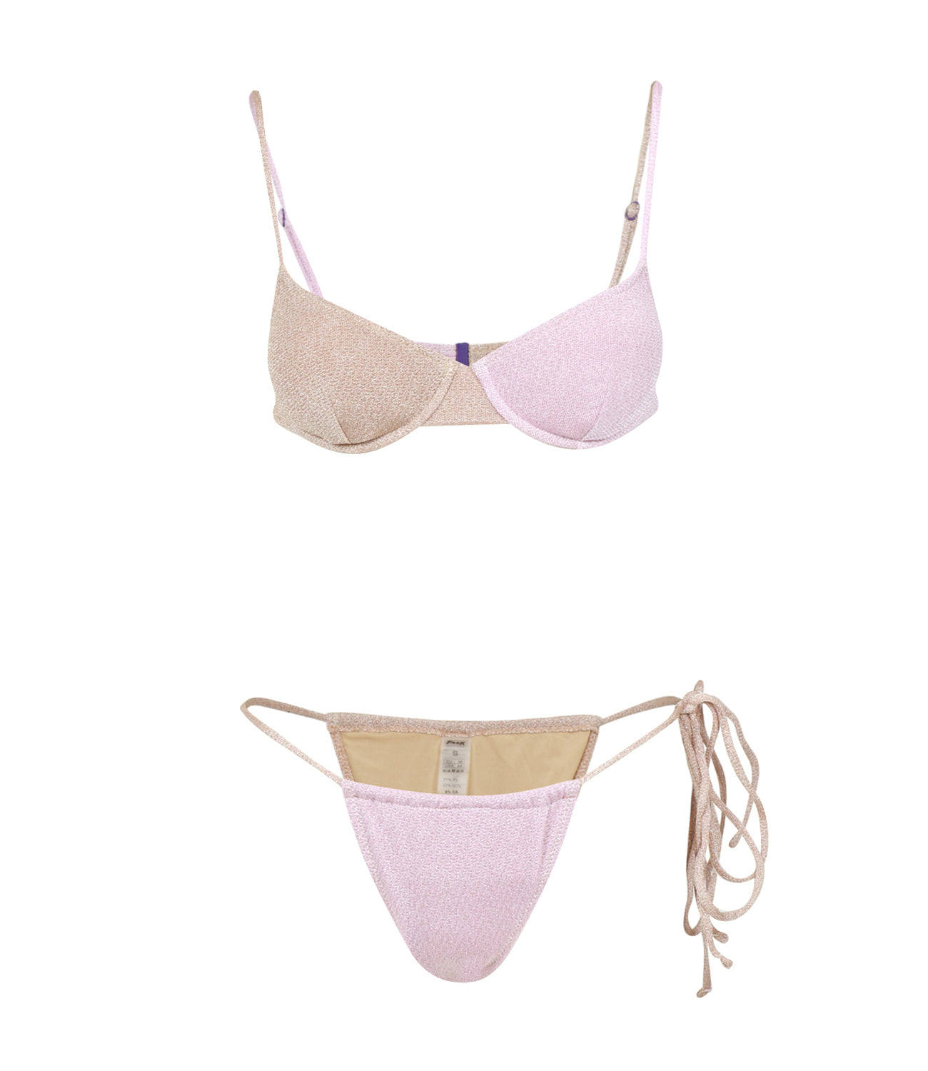 F**K Project | Costume Bikini Oro e Rosa
