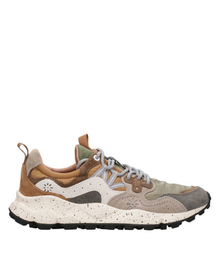 Flower Mountain | Sneakers Yamano 3 Man Verde militare Grigio e Marrone