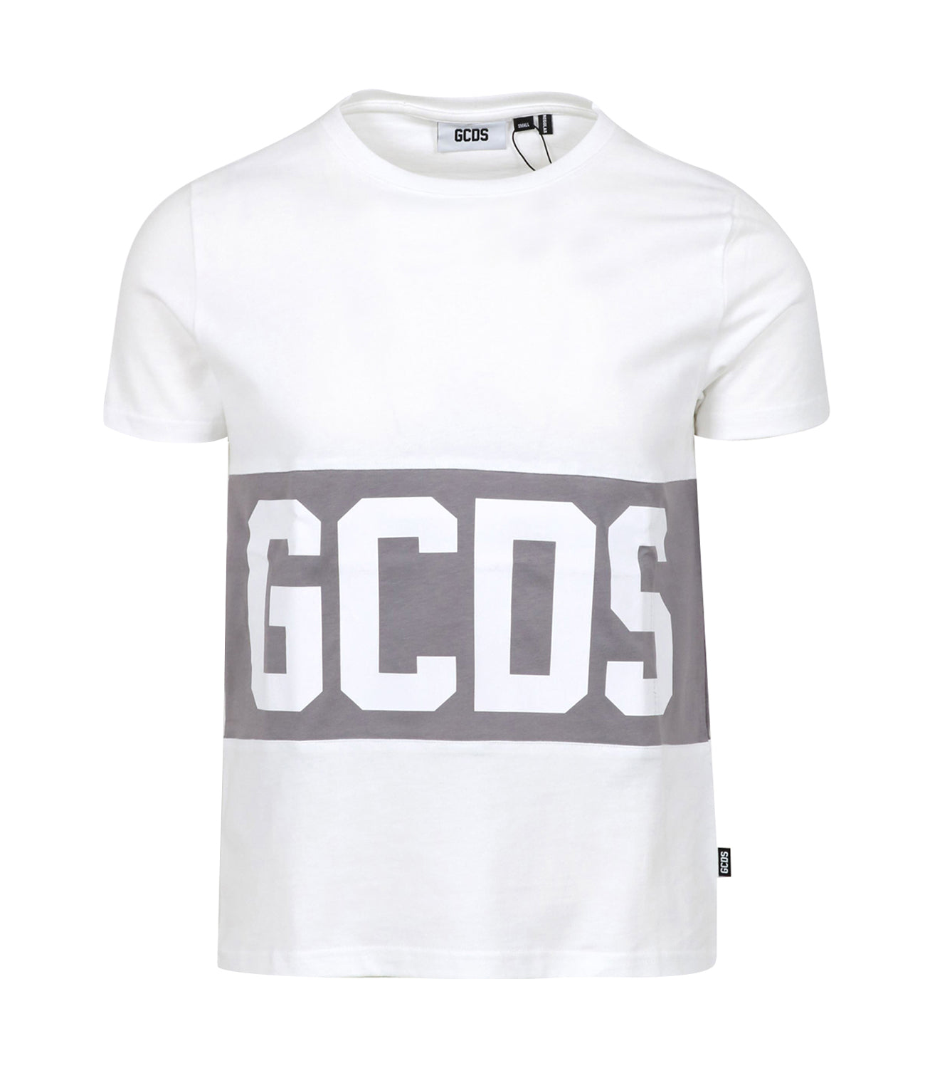 GCDS | T-Shirt Band Logo Bianca