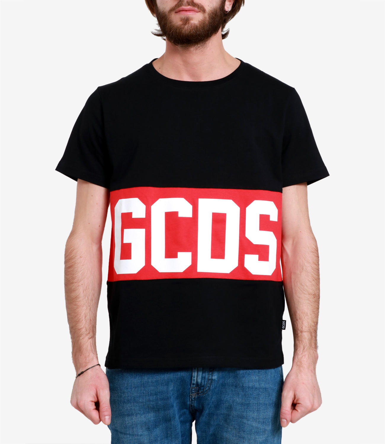 GCDS | T-Shirt Band Logo White