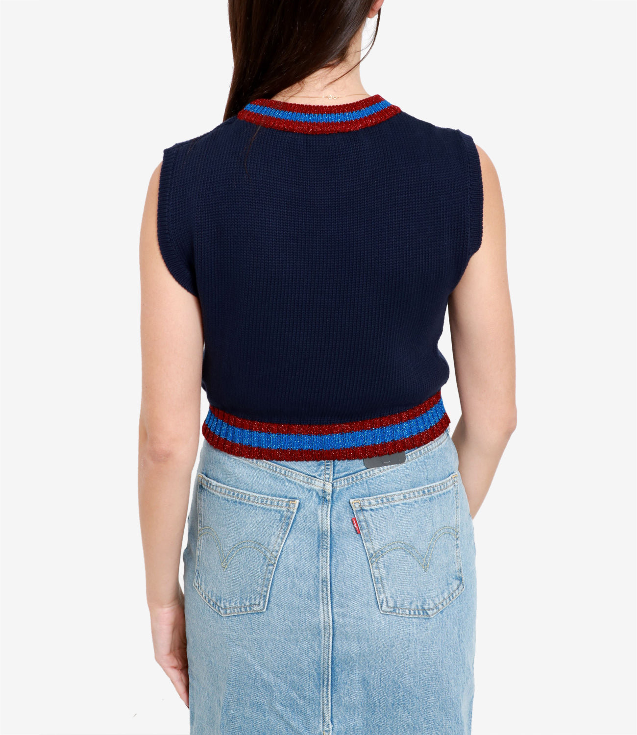 Giada Benincasa | Gilet Blu navy