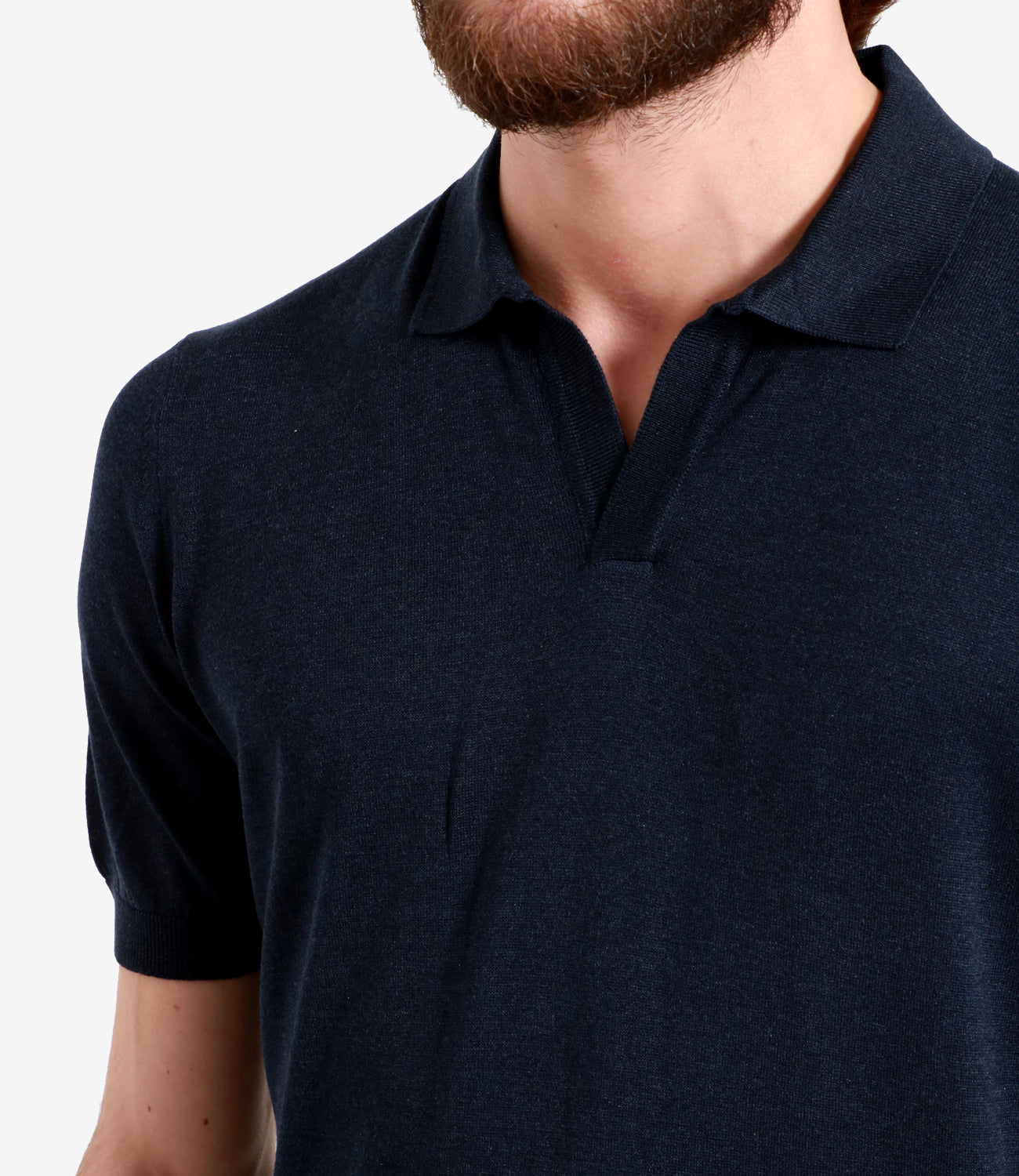 Gran Sasso | Navy Blue Polo