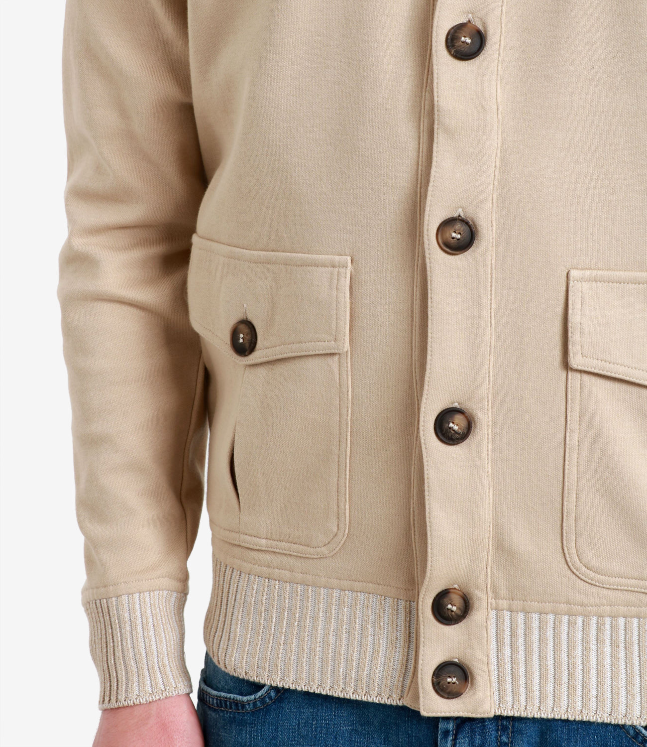 Gran Sasso | Beige Cardigan
