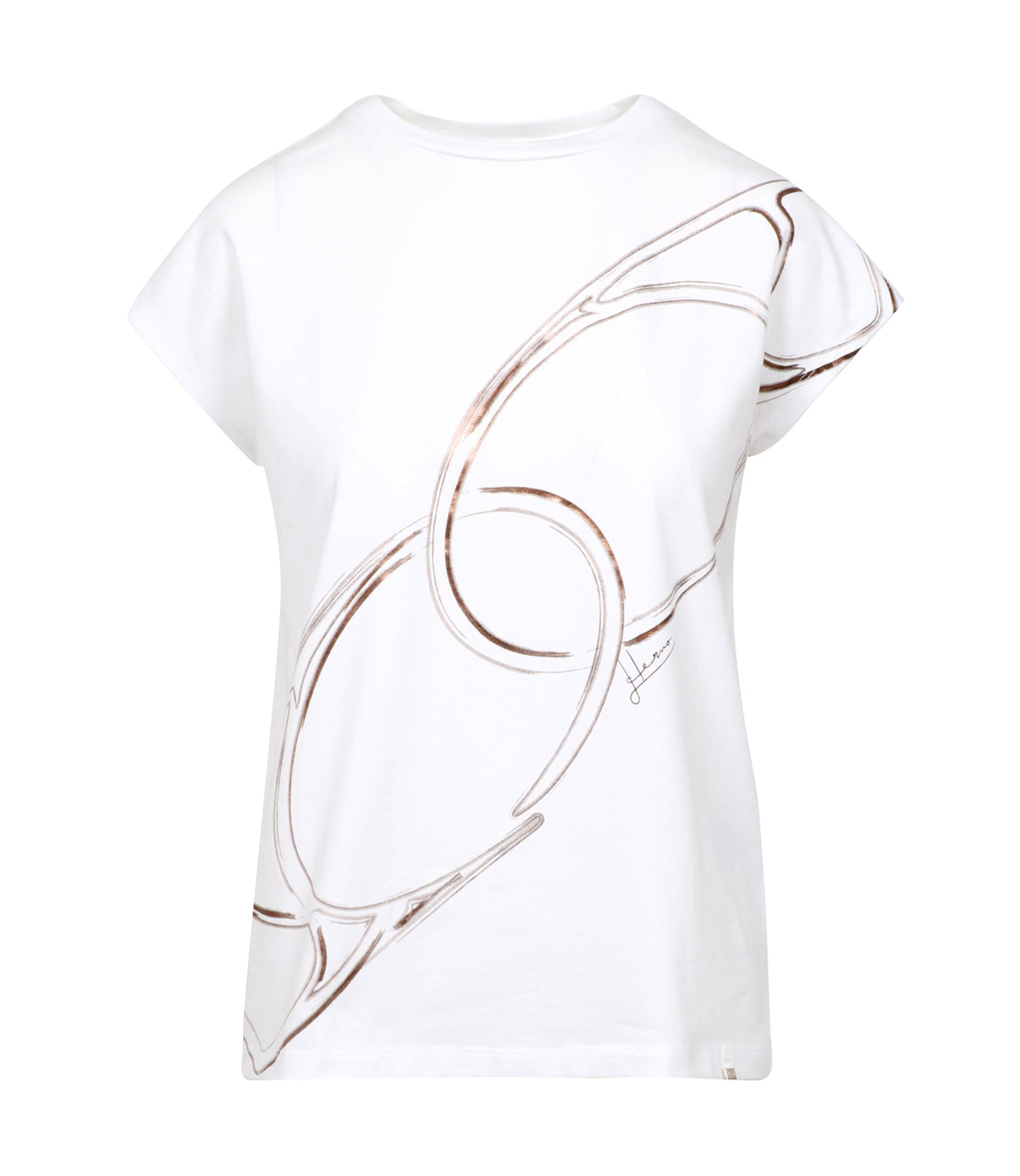 Herno | T-Shirt Bianco e Beige