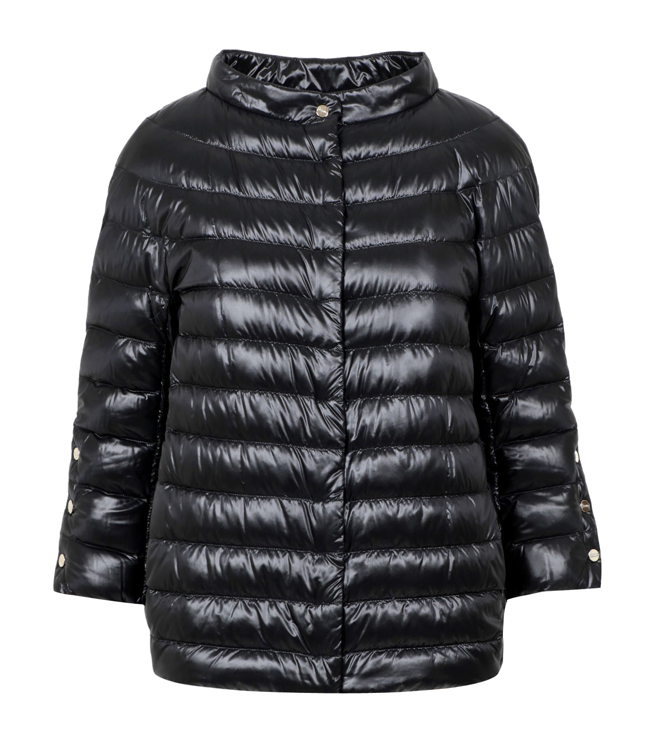 Hood Herno Piumino Corto Piumino Herno Nero Piumino 100 Grammi Herno