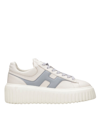 Hogan | Sneakers H-Stripes Panna e Celeste