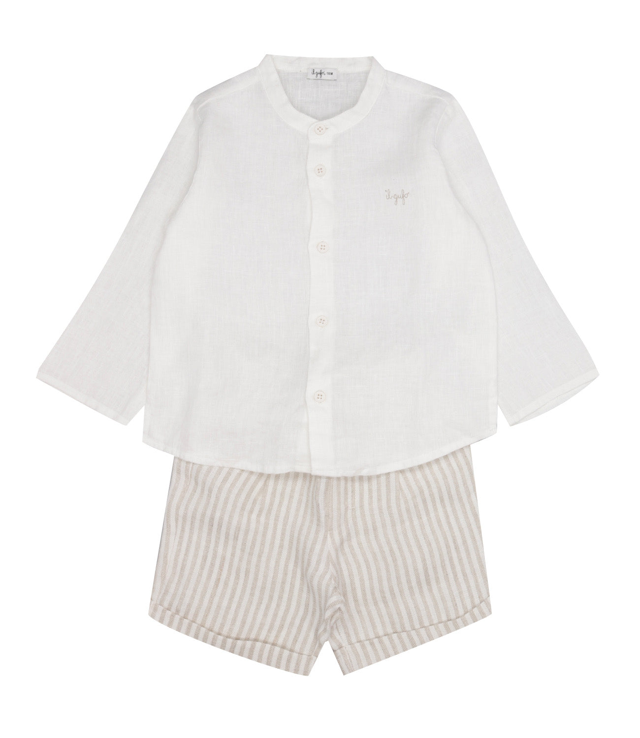 Il Gufo | Set Camicia Bermuda Corda