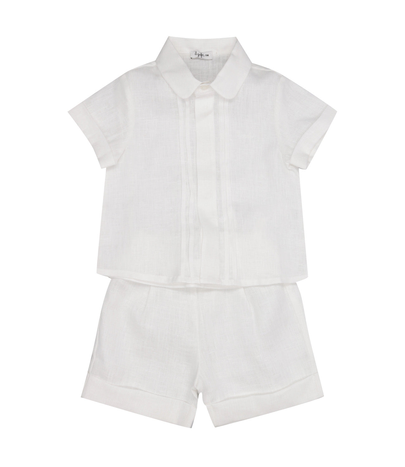 Il Gufo | Set Camicia Bermuda Bianco