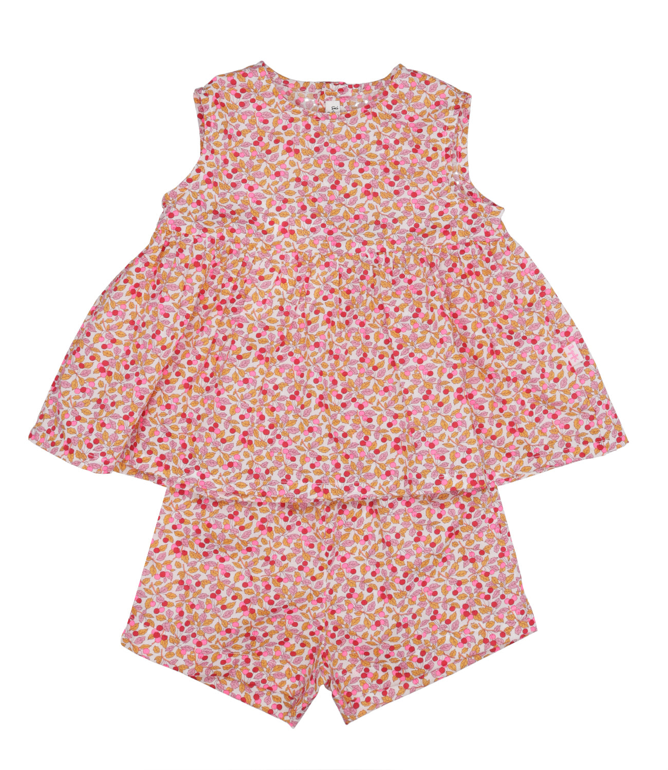 Il Gufo | Set Top Shorts Albicocca