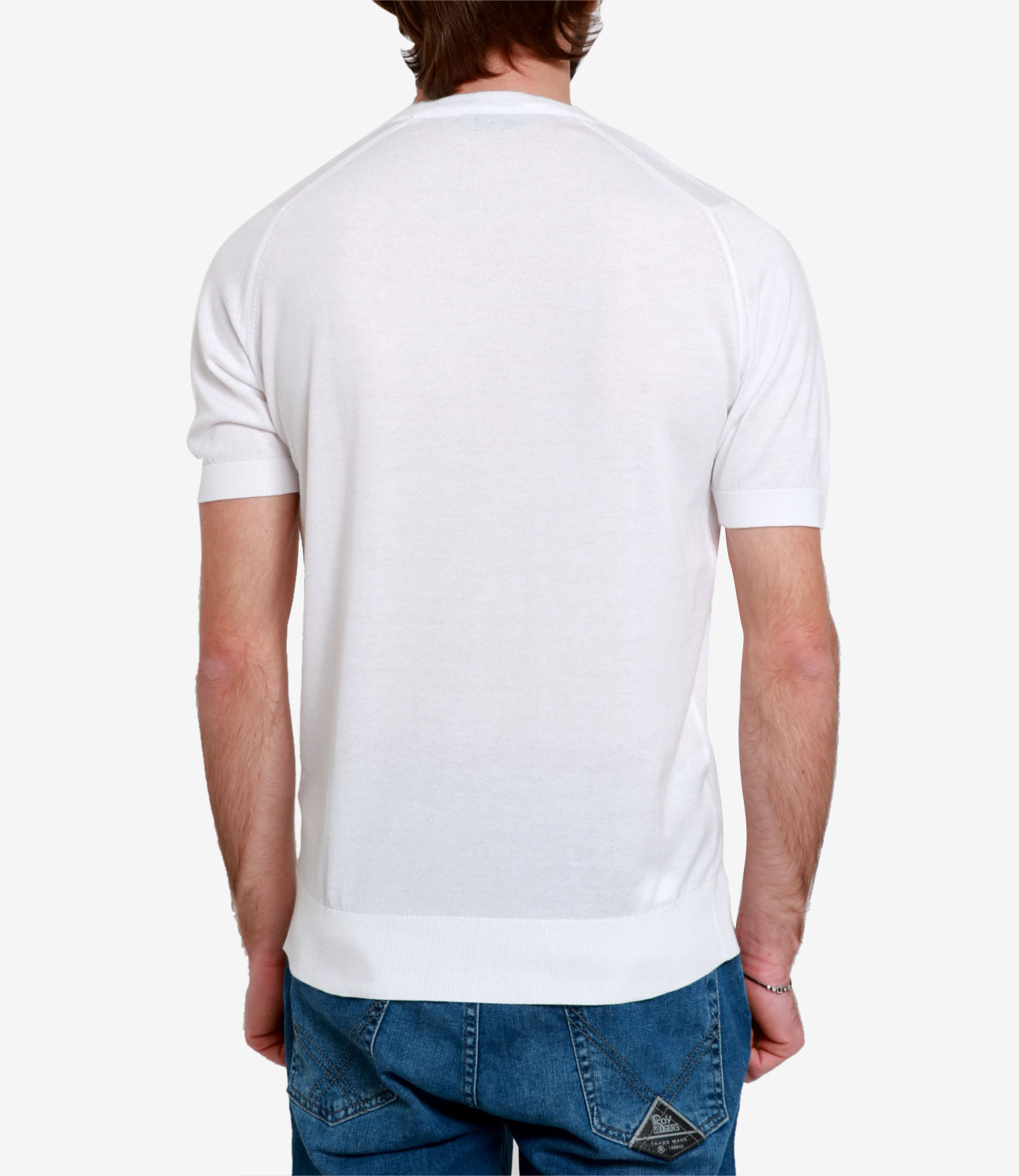 John Smedley | White Jersey