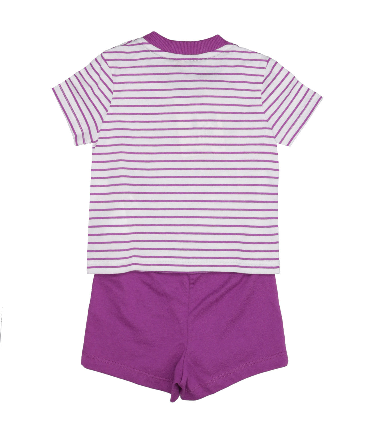 K-Way Kids | Set T-Shirt e Bermuda Bianco e Viola