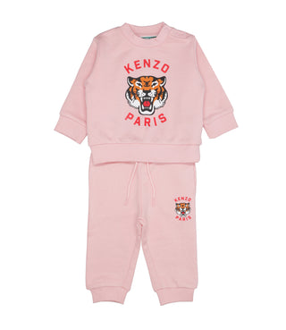 Kenzo Kids | Set Felpa Pantalone Rosa