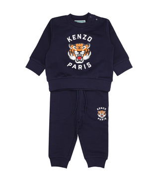 Kenzo Kids | Set Felpa Pantalone Marine