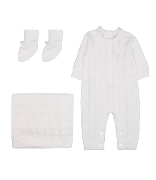 Lalalù | Set Tutina Coperta Calzini Latte