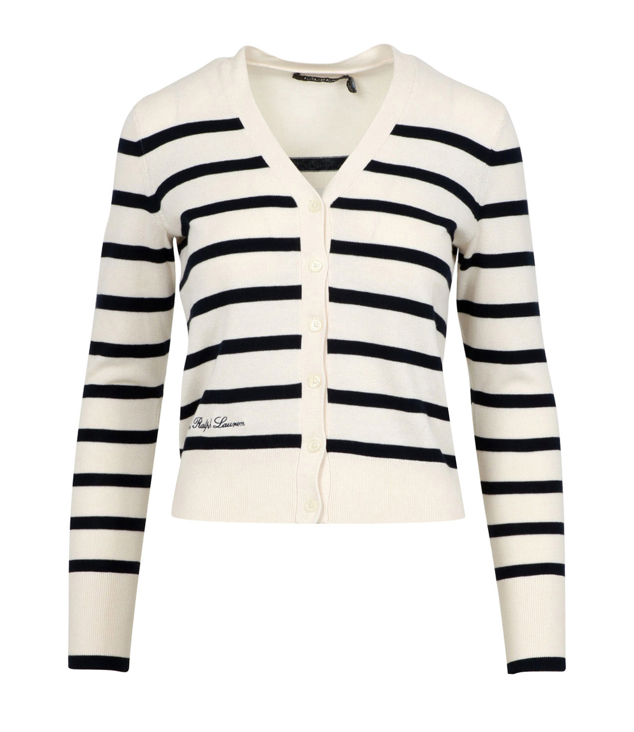 Lauren Ralph Lauren | Cardigan Denzel Crema e Blu