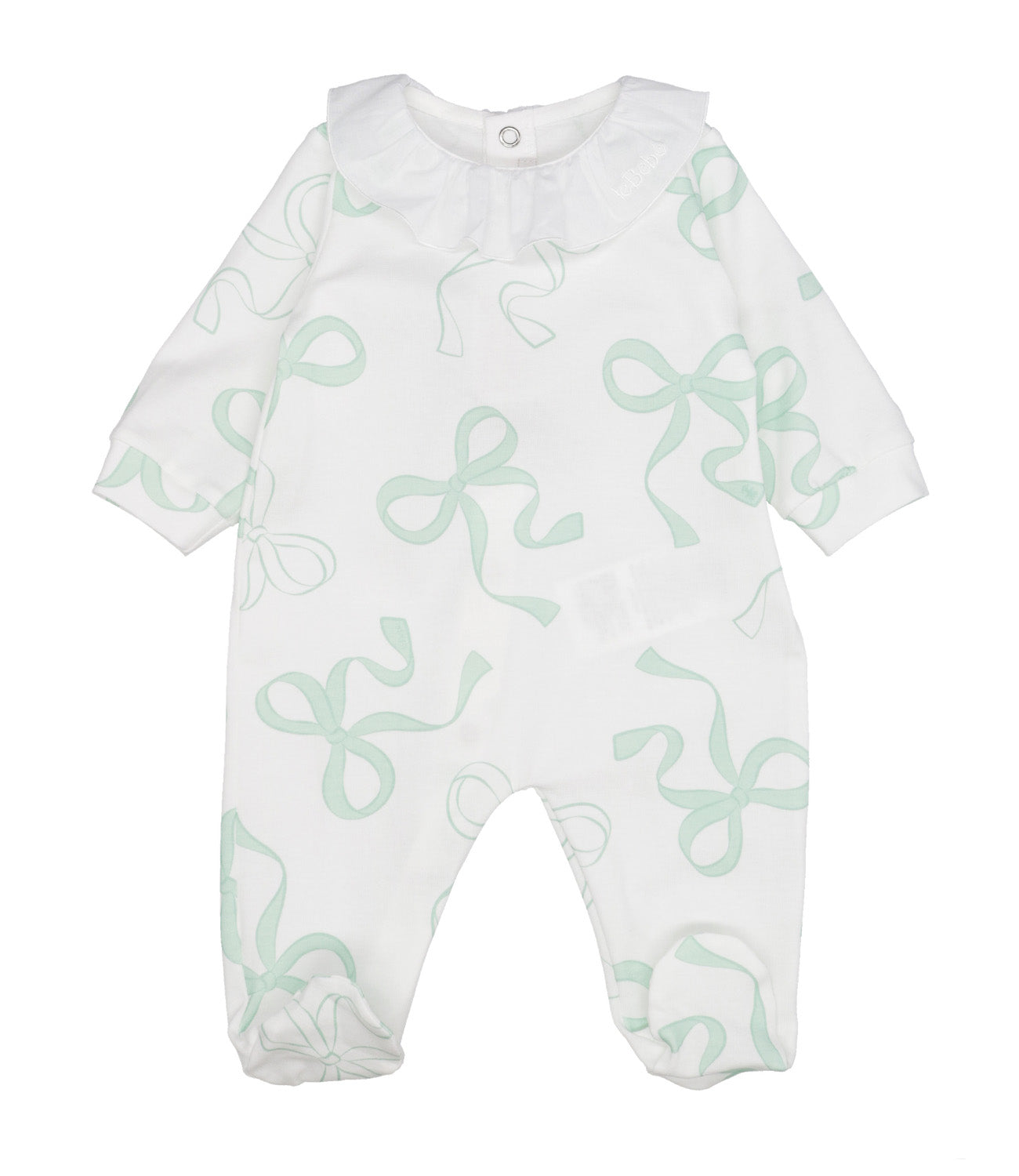 Le Bebè Enfant | Tutina Bianco Acquamarina