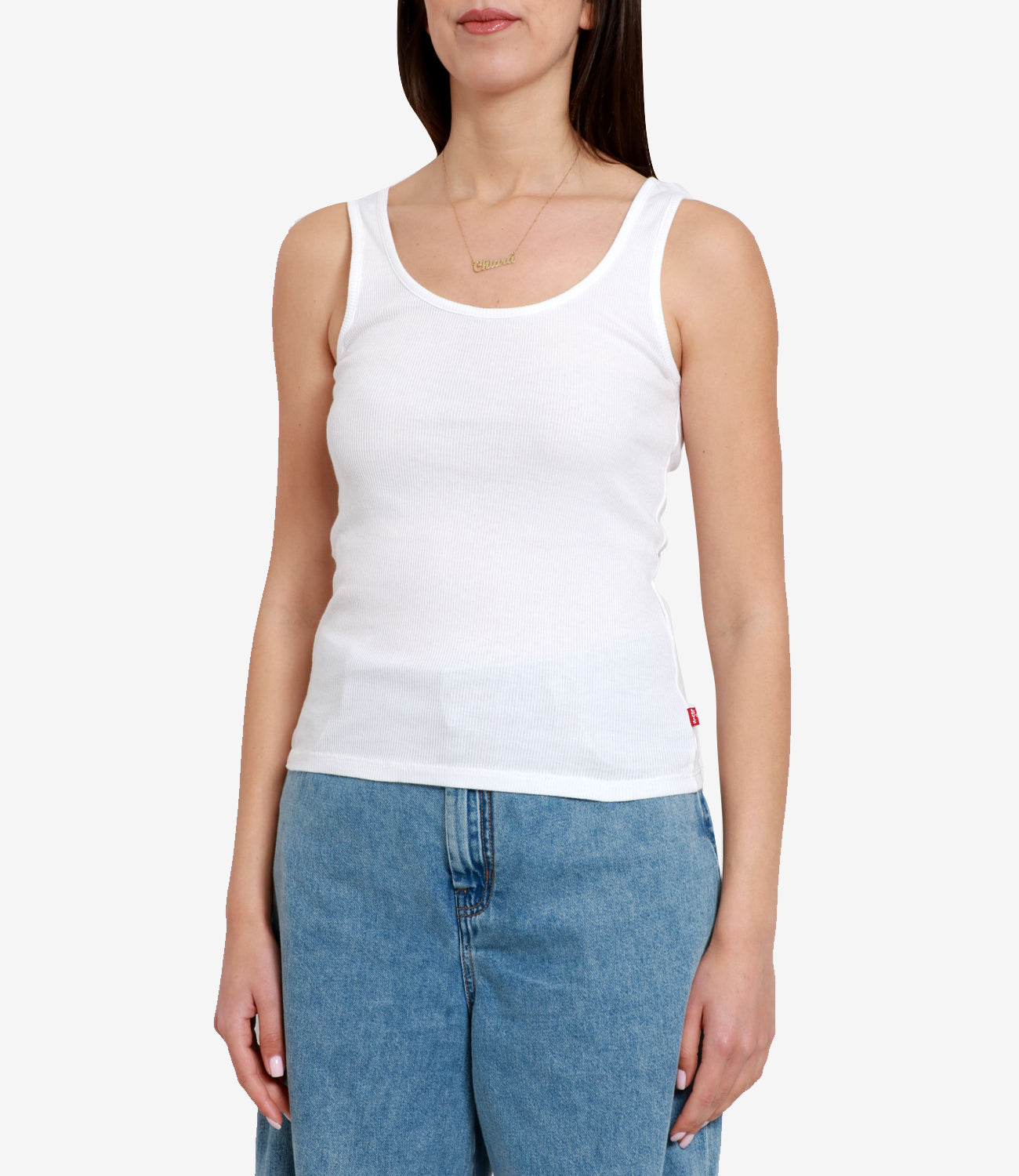 Levis | Canotta Essential Rib Tank Bianco
