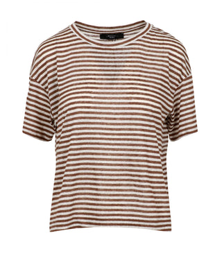 Max Mara Weekend | T-Shirt Barca Panna e Cammello