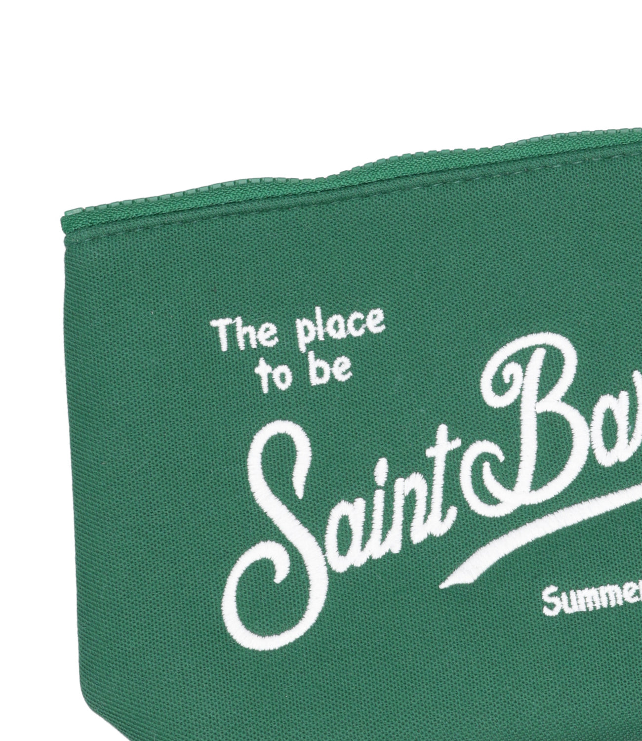 MC2 Saint Barth | Pochette Aline Piquet Verde