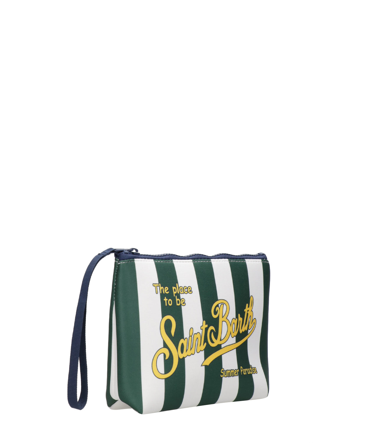 MC2 Saint Barth | Pochette Aline Bianco e Verde