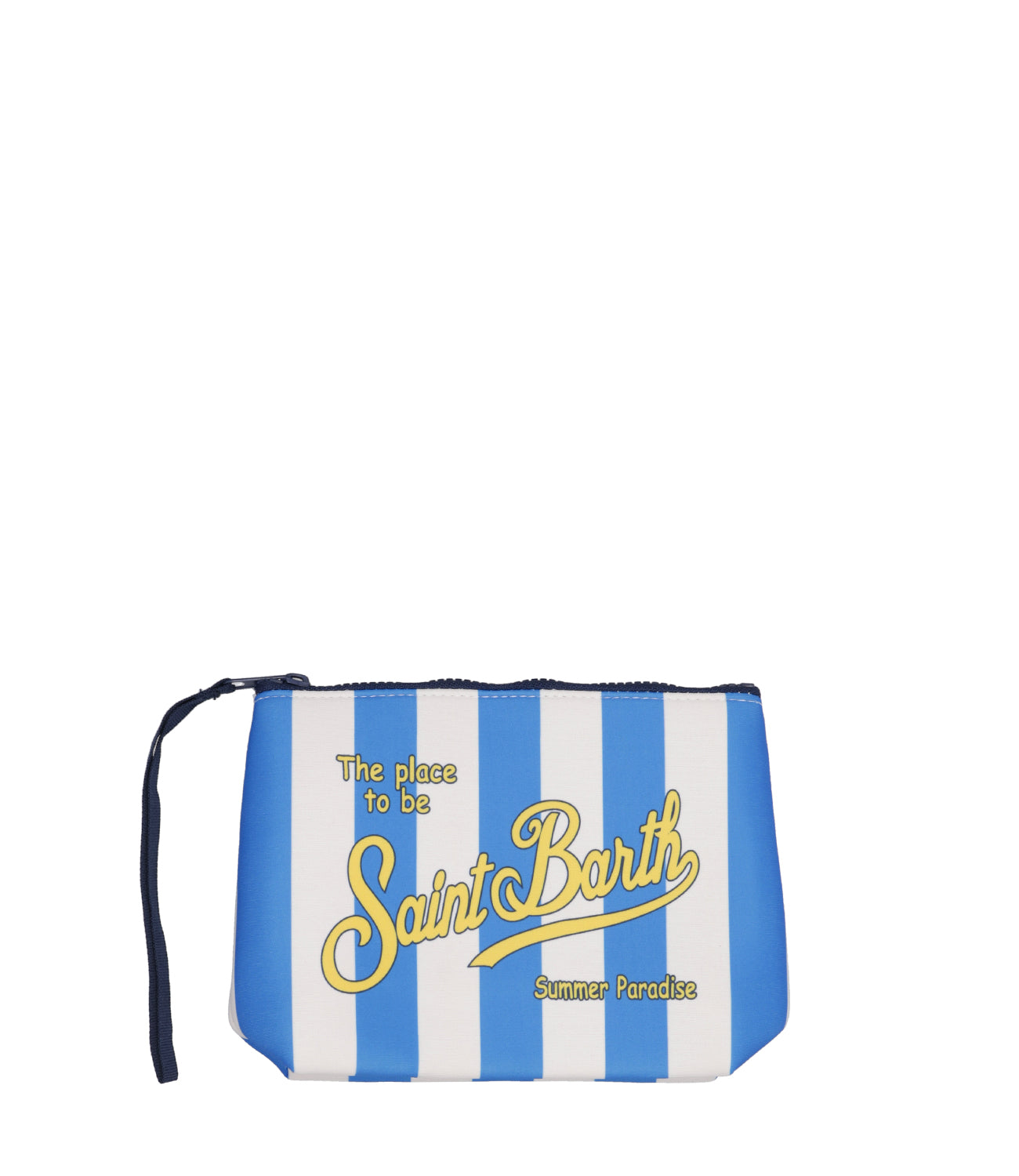 MC2 Saint Barth | Pochette Aline Bianco e Azzurro