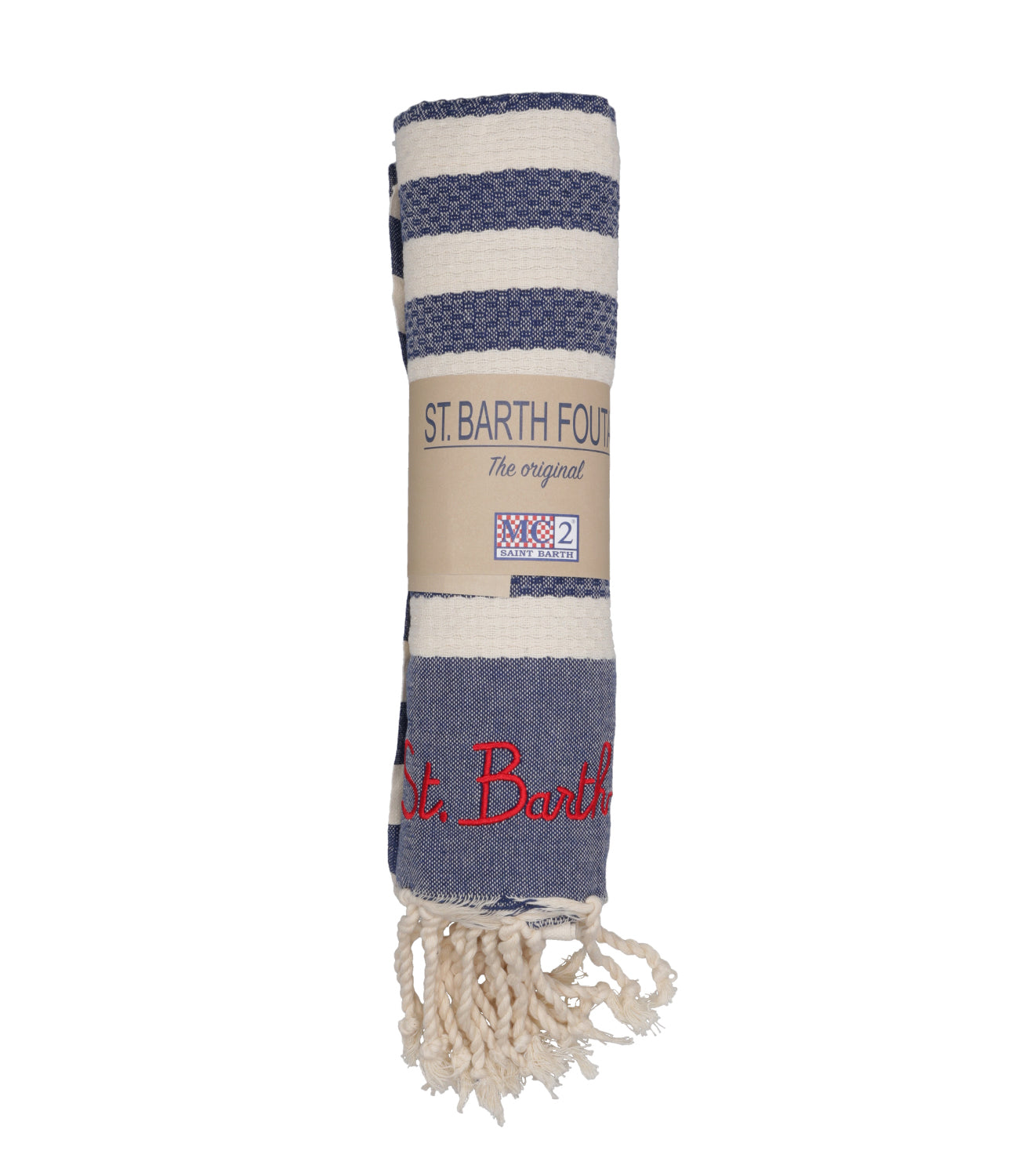 MC2 Saint Barth | Telo Foutas N Bianco e Blu