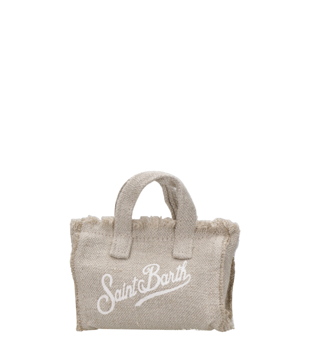 MC2 Saint Barth | Portachiavi Kay Bag Linen Beige