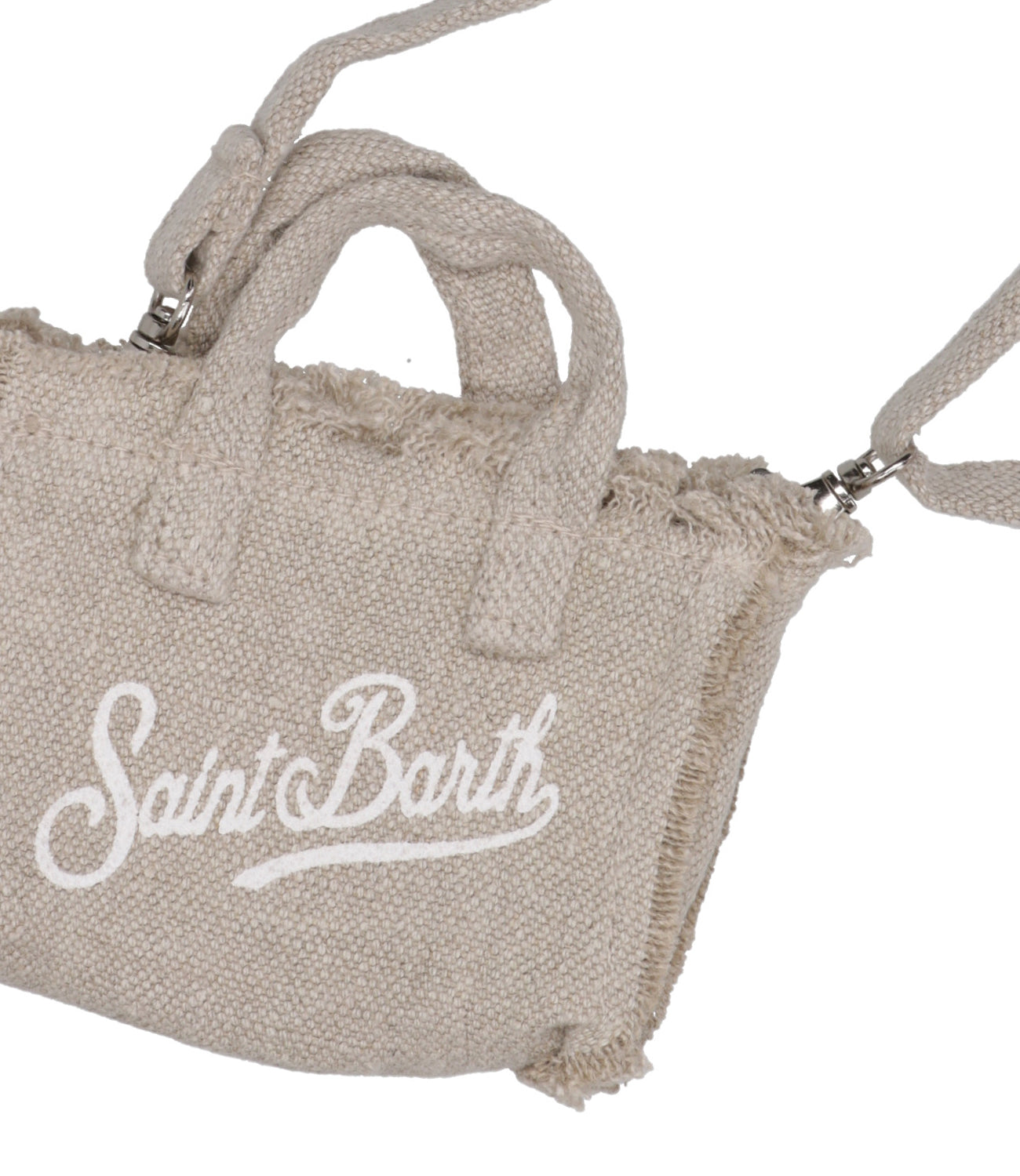 MC2 Saint Barth | Portachiavi Kay Bag Linen Beige