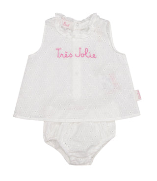 MC2 Saint Barth | Set Abito e Culotte Bianco