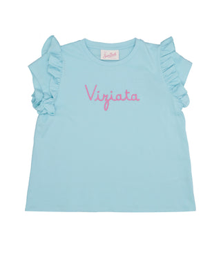 MC2 Saint Barth Kids | T-Shirt Verde acqua