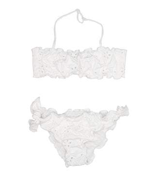 MC2 Saint Barth Kids | Costume Bikini Rosa e Beige