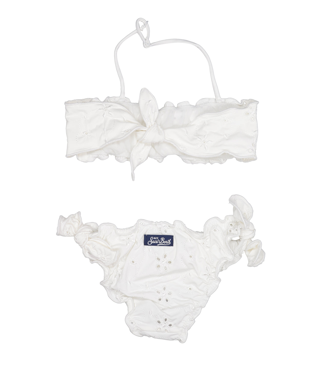 MC2 Saint Barth Kids | Costume Bikini Rosa e Beige