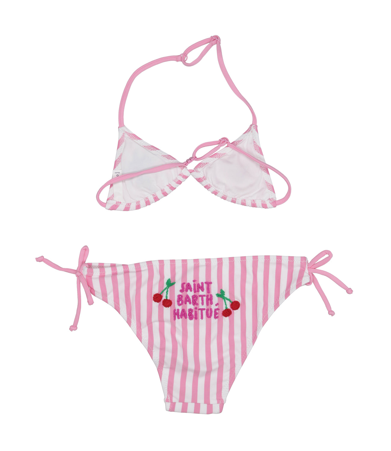MC2 Saint Barth Kids | Costume Bikini Bianco e Rosa
