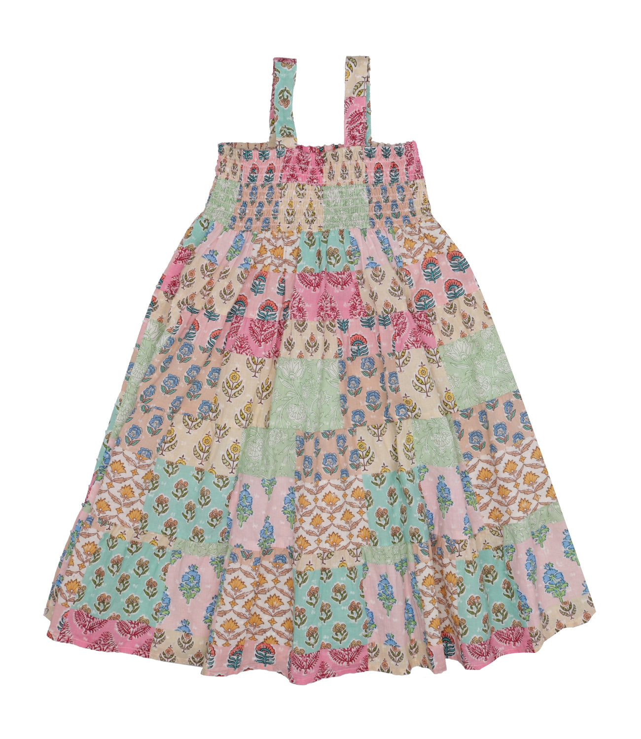 MC2 Saint Barth Kids | Abito Jemine Rosa e Beige