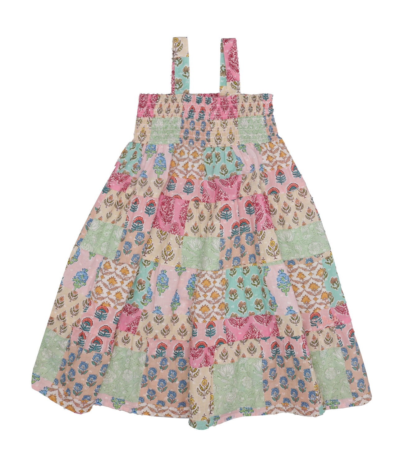 MC2 Saint Barth Kids | Abito Jemine Rosa e Beige