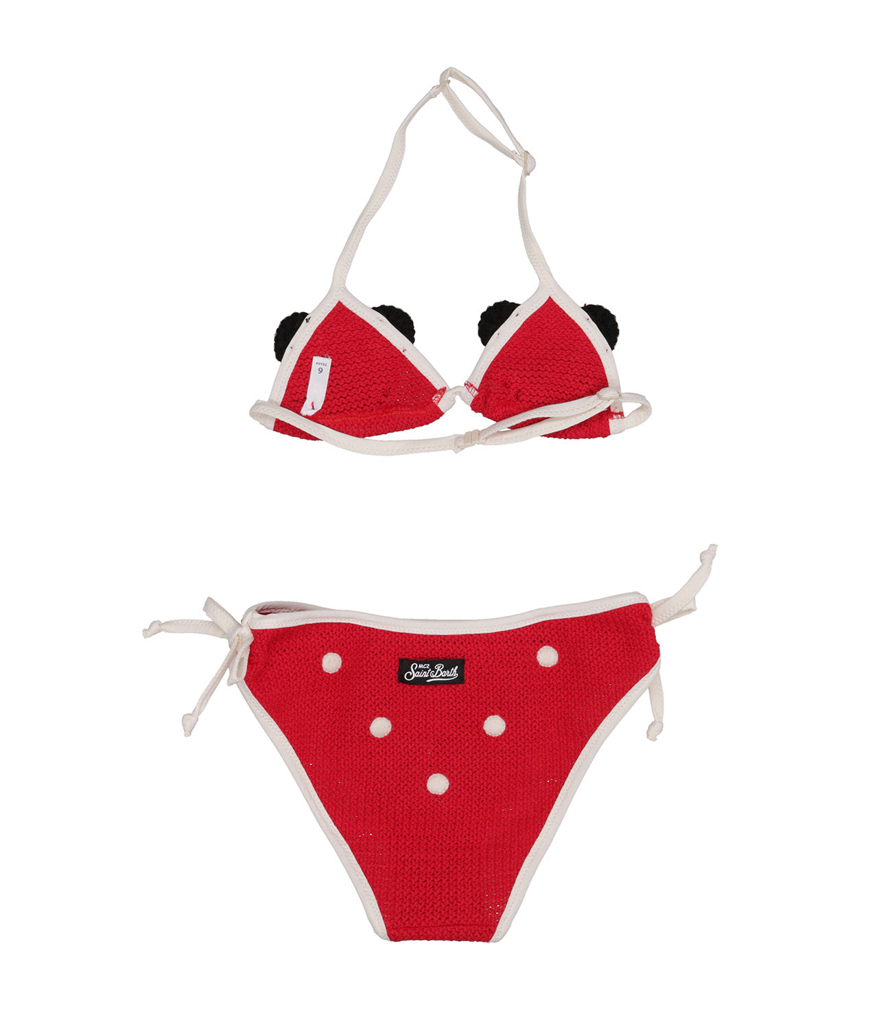 MC2 Saint Barth Kids | Costume Bikini Rosso e Nero