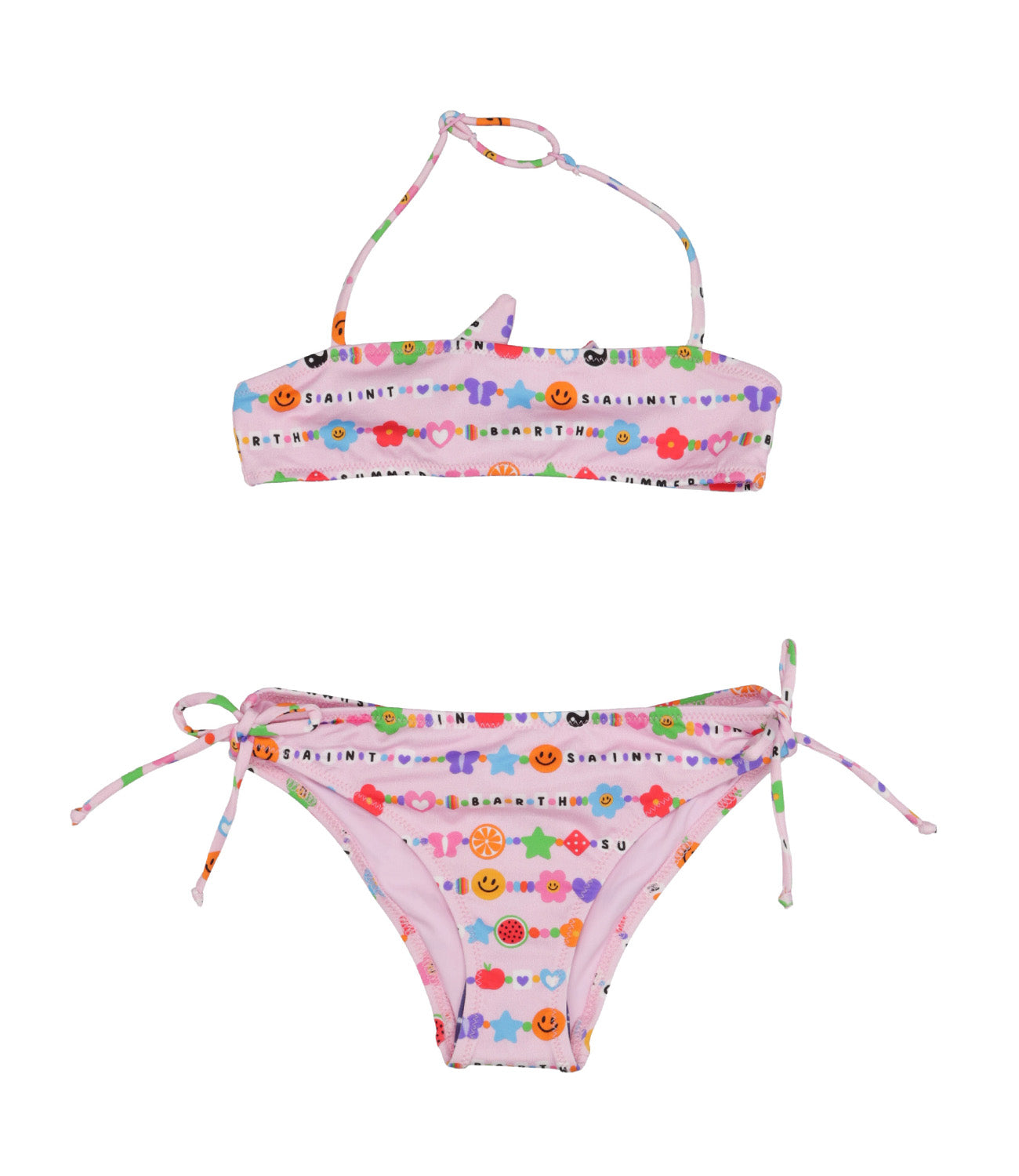 MC2 Saint Barth Kids | Costume Bikini Bianco e Rosa