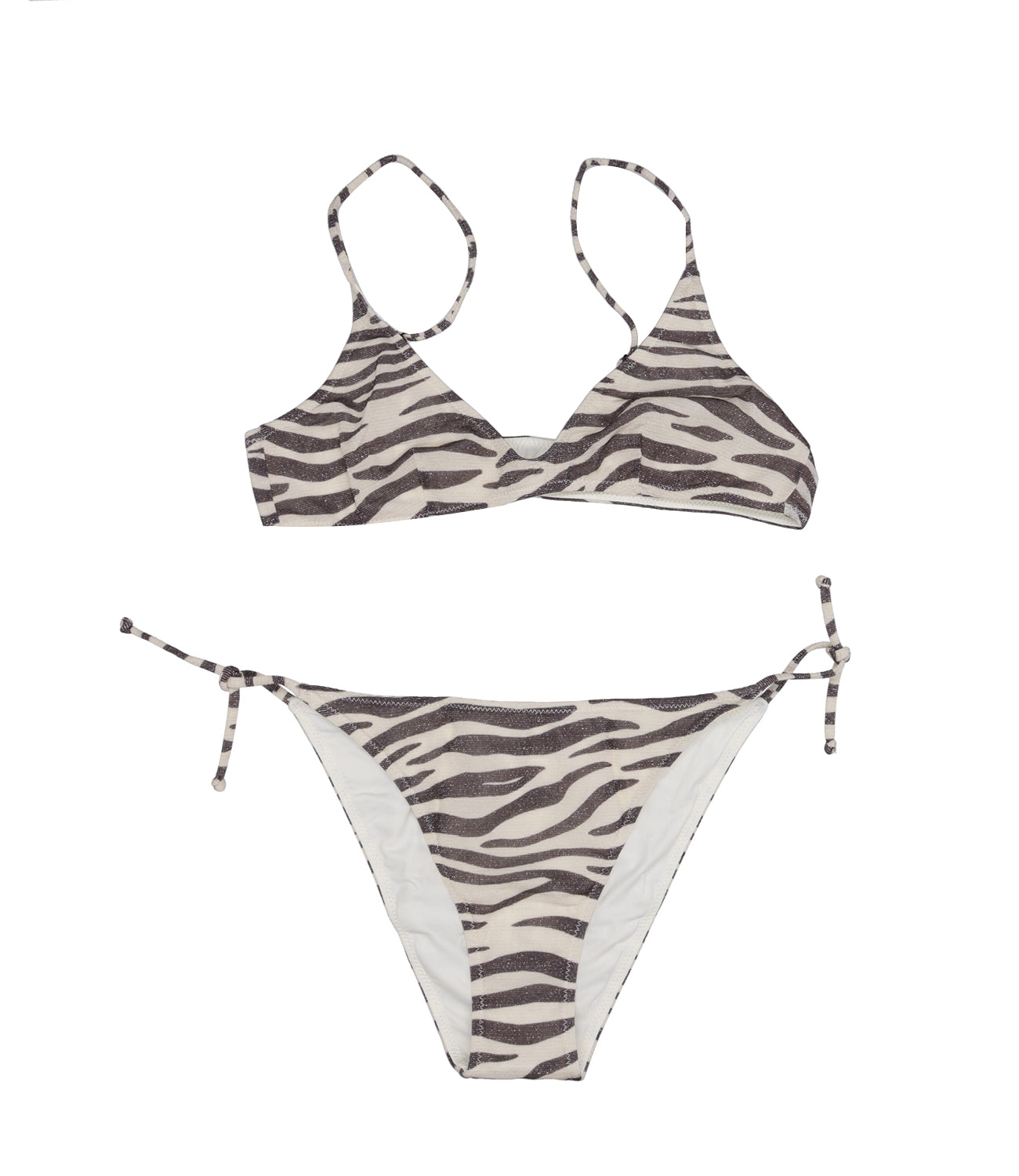 MC2 Saint Barth Kids | Costume Bikini Beige e Nero