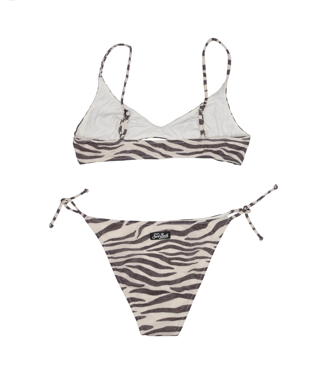 MC2 Saint Barth Kids | Costume Bikini Beige e Nero