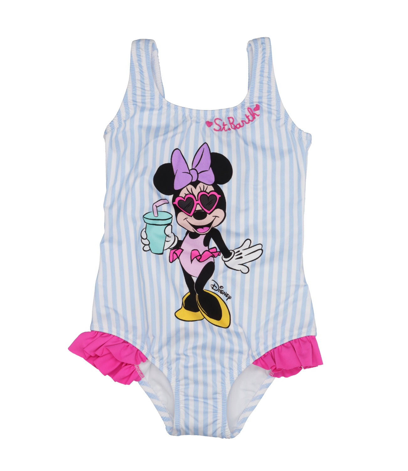 MC2 Saint Barth Kids | Costume Intero Bianco e Celeste